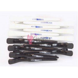 Clesti pentru coafor Yong BA CRD09, Albi cu Negru, 12 bucati
